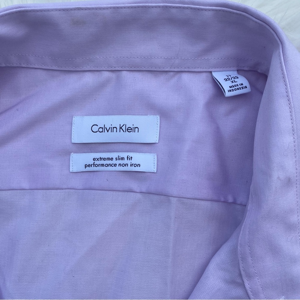 Calvin Klein Mens Dress Shirt - Picture 2 of 3